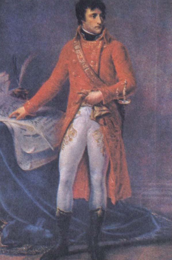 unknow artist strax efter det napoleon blivit forste konsul 1799 beordrade han det har magnifika portrat tet av antoine gros